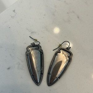 Charcoal, Kendra Scott earrings